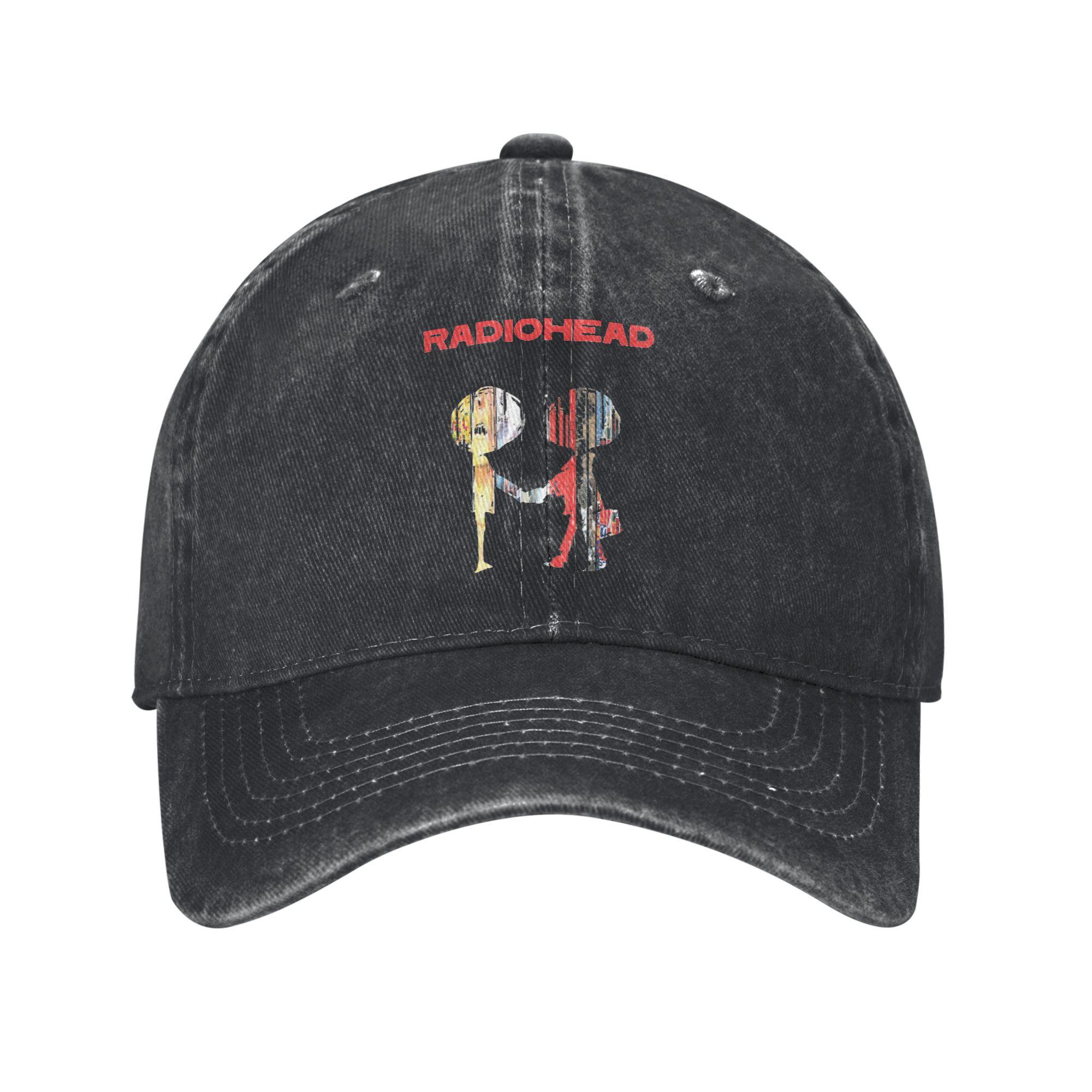 

Radiohead Rock Music Band Print Caps For Unisex Cotton Trucker Hat Lerisure Wear Baseball Cap Adjustable Adjustable