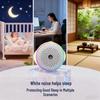 Handheld Smart White Noise Device with Natural Sounds, Stress Relief, Baby Soothing, and 7-Color Light.