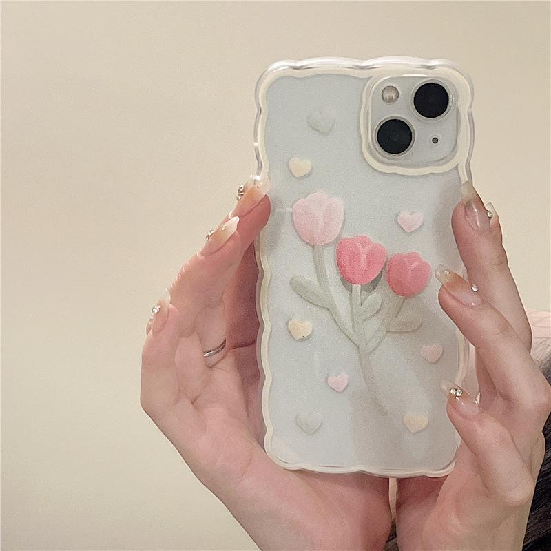 

Силиконовый чехол Zhitai Floral для iPhone 15 Pro Max/14/13 Pro iPhone 6