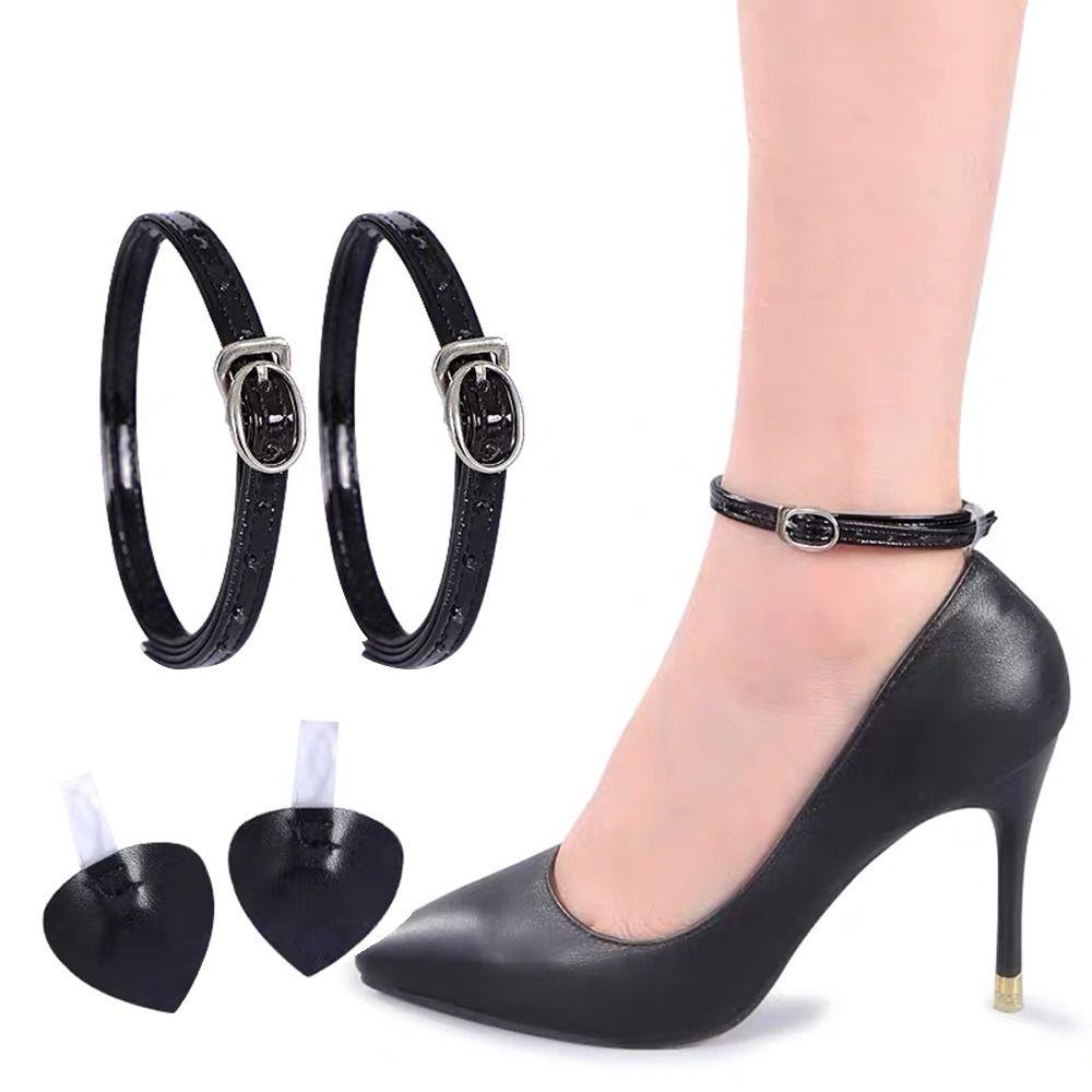 Fashion Anti-skid Ankle Shoe Belt Metal Tip Bundle Laces High Heels Shoes Tie Straps Band Shoelaces Women