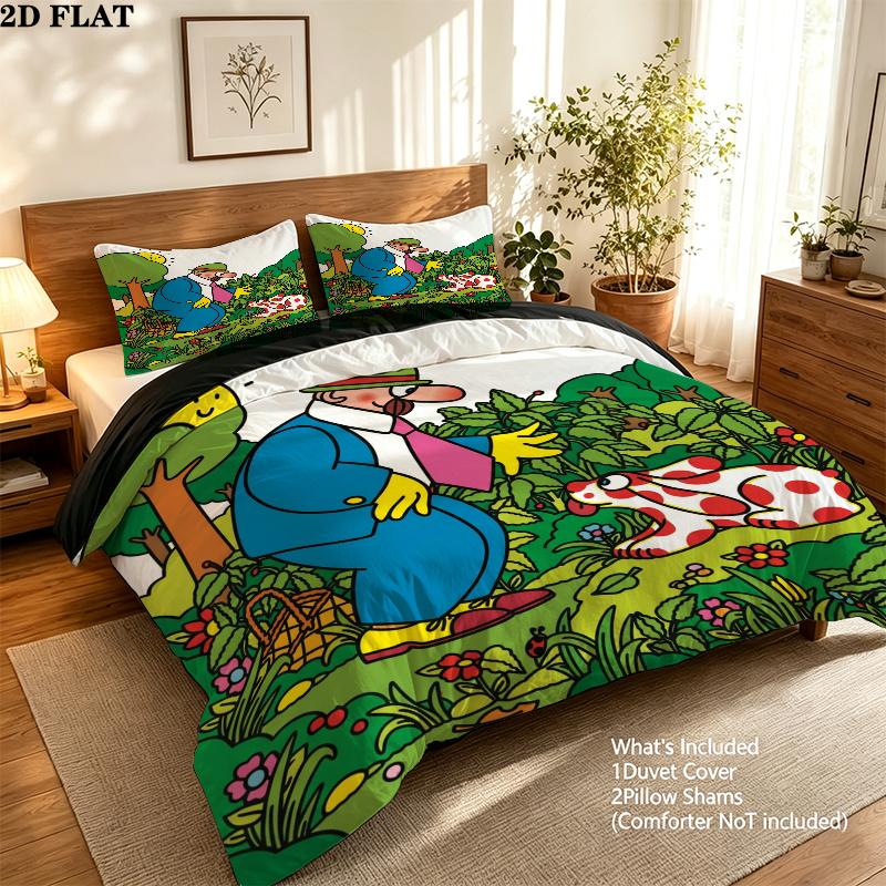 Pimpa Bedding Quilt Set Quilt Cover Pillowcase Home Decoration Birthday Gift (1 * duvet cover + 2 * pillowcase, without core)