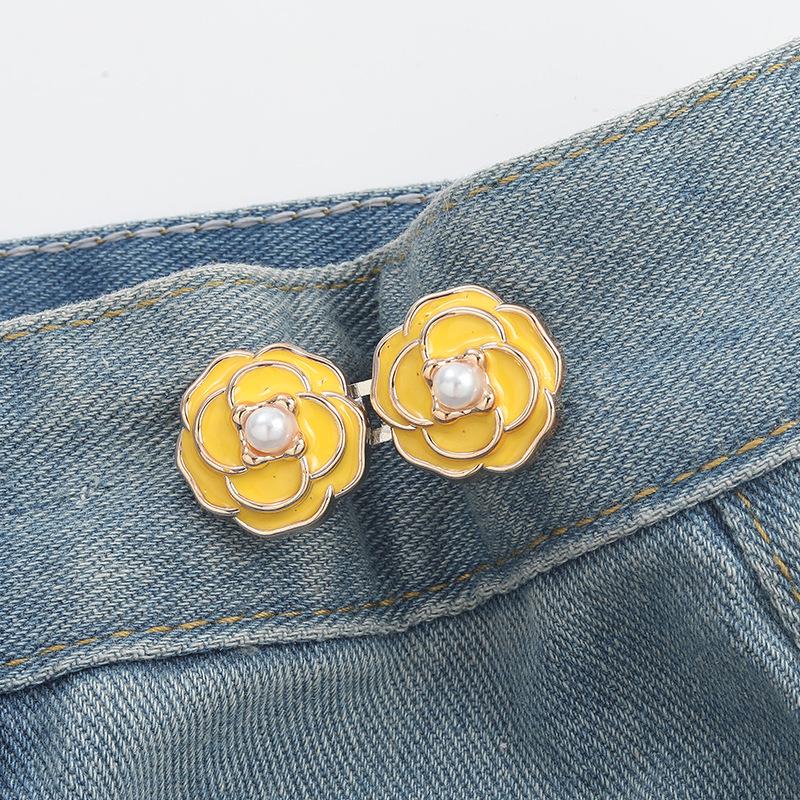 İnci Kamelya Ayarlanabilir Bel Sıkılaştırma Tokası Kotlar İçin