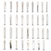 35 buc/SET 35 tipuri Metal Gol Neșlefuit Flip Chei Telecomandă KD Chei VA2 HY22 HU83 HU66 TOY43 NSN14 Pentru Chei Telecomandă KD VVDI Xhorse