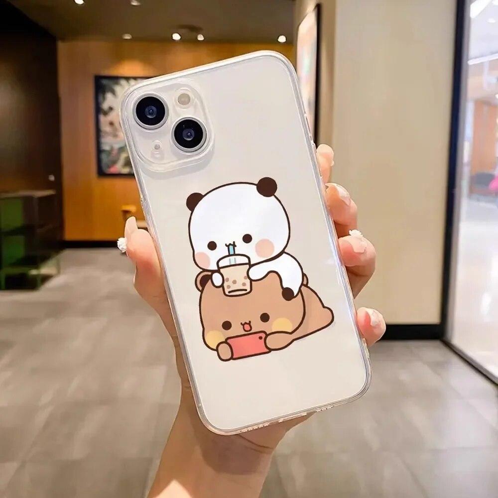 

Модный мягкий милый анимационный телефон для Iphone 6 8 11 6s 14 XS Max 12 Pro Plus 7 Mini XR X 13, мягкий прямой чехол из ТПУ for Iphone 14pro остановить