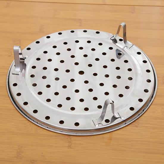 Stainless Steel Steamer Rack Insert Stock Pot Steaming Tray Stand Cookware