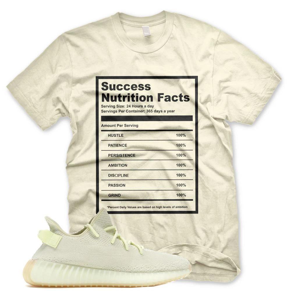 New SUCCESS FACTS T Shirt for Adidas YZ 350 V2 BUTTER GUM 4XL