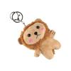 Pendant Luggage Soft Toy Cartoon Lion Keyring Lion Plush Keychain Plush Pendant Lion Plush Doll