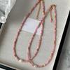 New Arrival Trendy Pink Crystal & Natural Freshwater Pearl 14K Gold Filled Female  Set For Women Necklace Bracelet Gifts