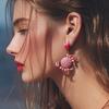 1 Pair Creative Crab Earrings Fashion Ear Jewelry Animal Earrings  Beach Vacation Accessory
