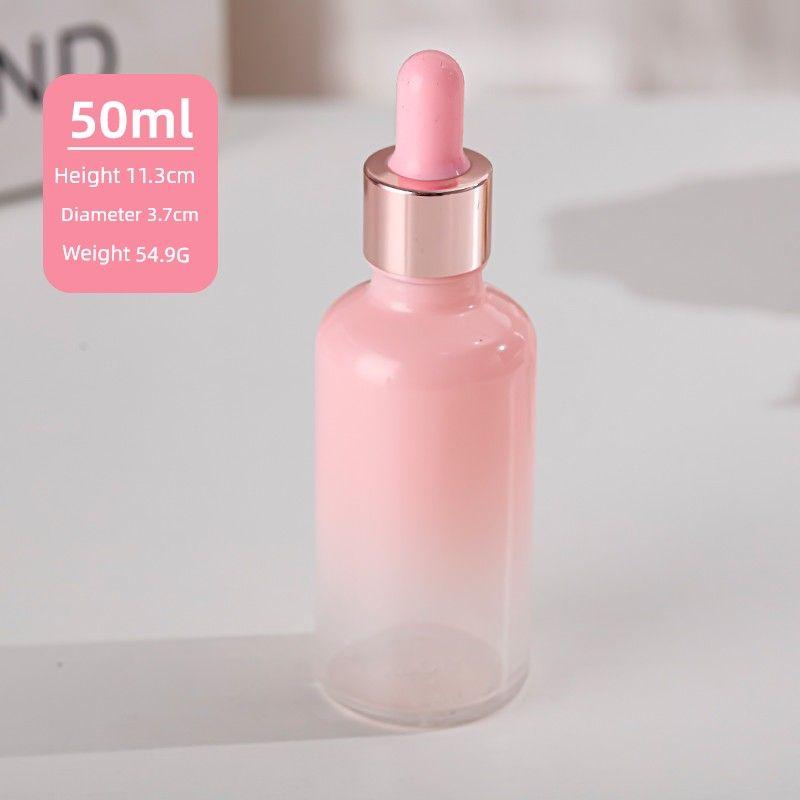 30ml Dropper Essential Oil Bottle Portable Dispensing Cosmetic Bottle 20ml Empty Glass Bottle Skin Care Products Essence Bottle