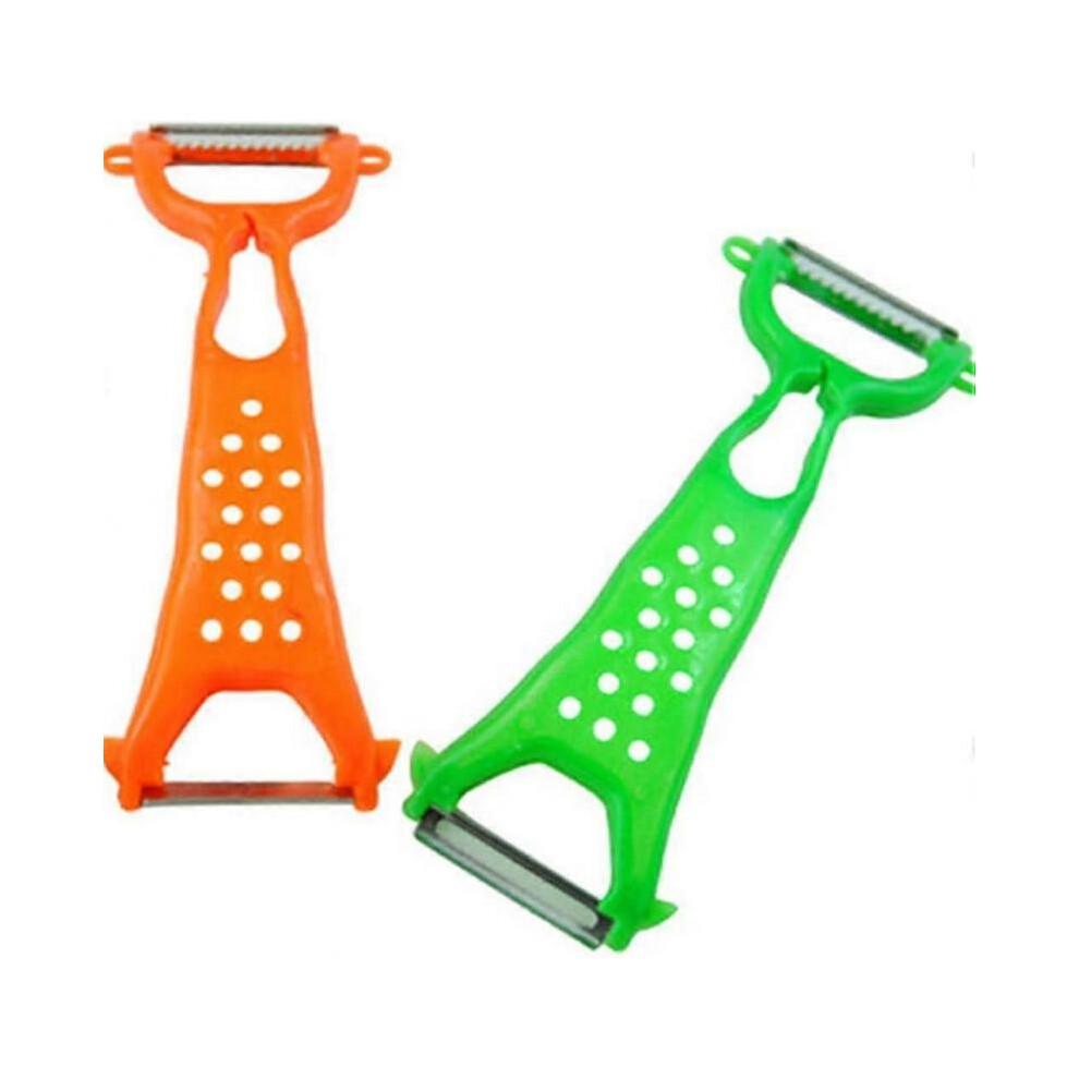 Vegetable Fruit Peeler Julienne Cutter Slicer Peel Kitchen Tool Gadget(2pcs, Multicolor)