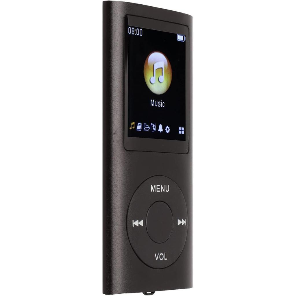 MP3 Player With 1.8 Inch LCD Screen, HiFi Lossless Sound Slim Portable Digital Audio Player for Students, Support Expandable Memory