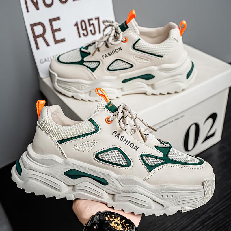 Nová pánská módní ležérní obuv chlapecká studentská trendy měkká podrážka pohodlné tenisky pánské klasické prodyšné sportovní boty