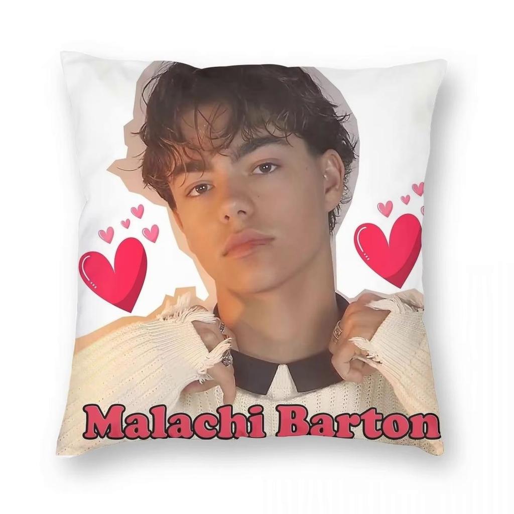 Malachi Barton Pillowcase Printing Fabric Cushion Cover Decor Throw Pillow Case Cover Home Zippered 45*45cm