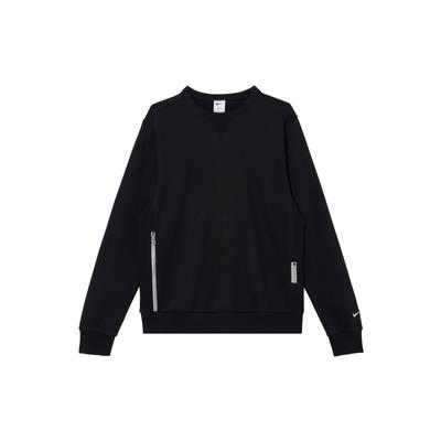 Standard Issue Dri-Fit Crew Neck Quick-Dry Sports Long Sleeve Sweatshirt Men Sweatshirt Black FZ0221-010