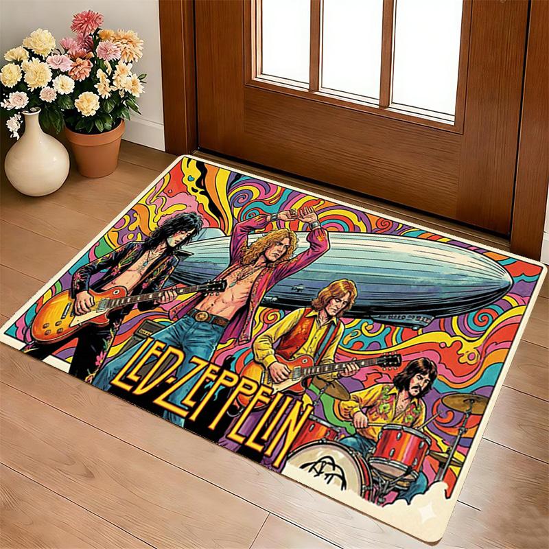 Zeppelin Living Room Nonslip Area Rug Soft Carpet For Bedroom Game Playroom Sofa Office Home Decor Doormat Christmas Gift C929798
