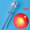 100Pcs Ultra Bright Flat Top LED Diodes Flat Top Light Emitting Bulbs  Advertising Lamps