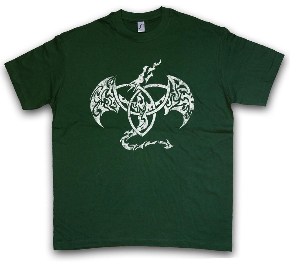 CELTIC DRAGON IV T-SHIRT Celts Cross Religion Culture Paganism Sign Symbol