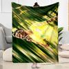 Golden Soccer Moment Blanket Durable Comfort Suitable for Chair Bedding Picnics All-Season Use Warmthful Decor Birthday Christmas Gift Blanket