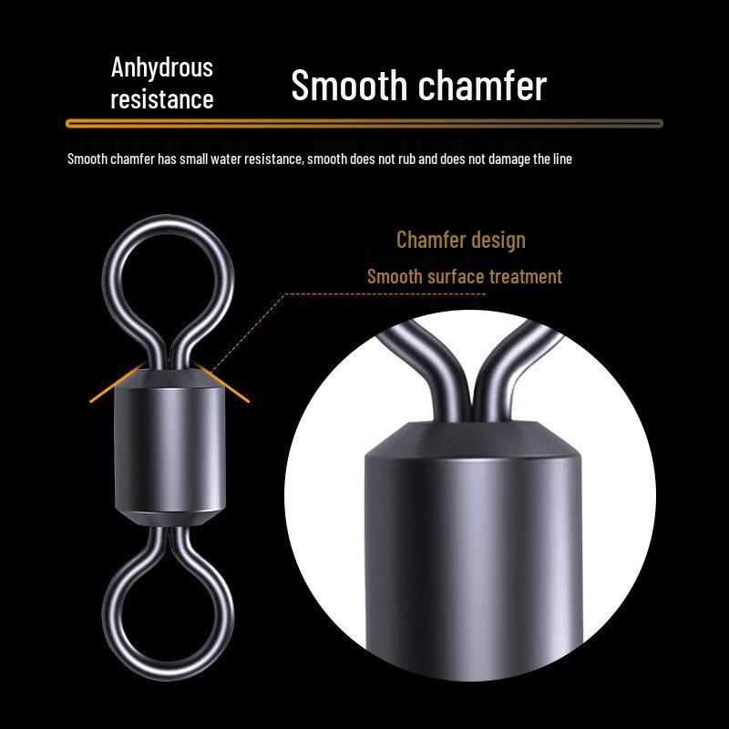 Stainless Steel Fishing Quick-Connectors: Strong Pull Force Lure Accessories