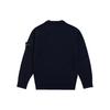 STONE ISLAND Logo Wool Blend Sweater Kids Sweaters Blue 7516506A1-V0028