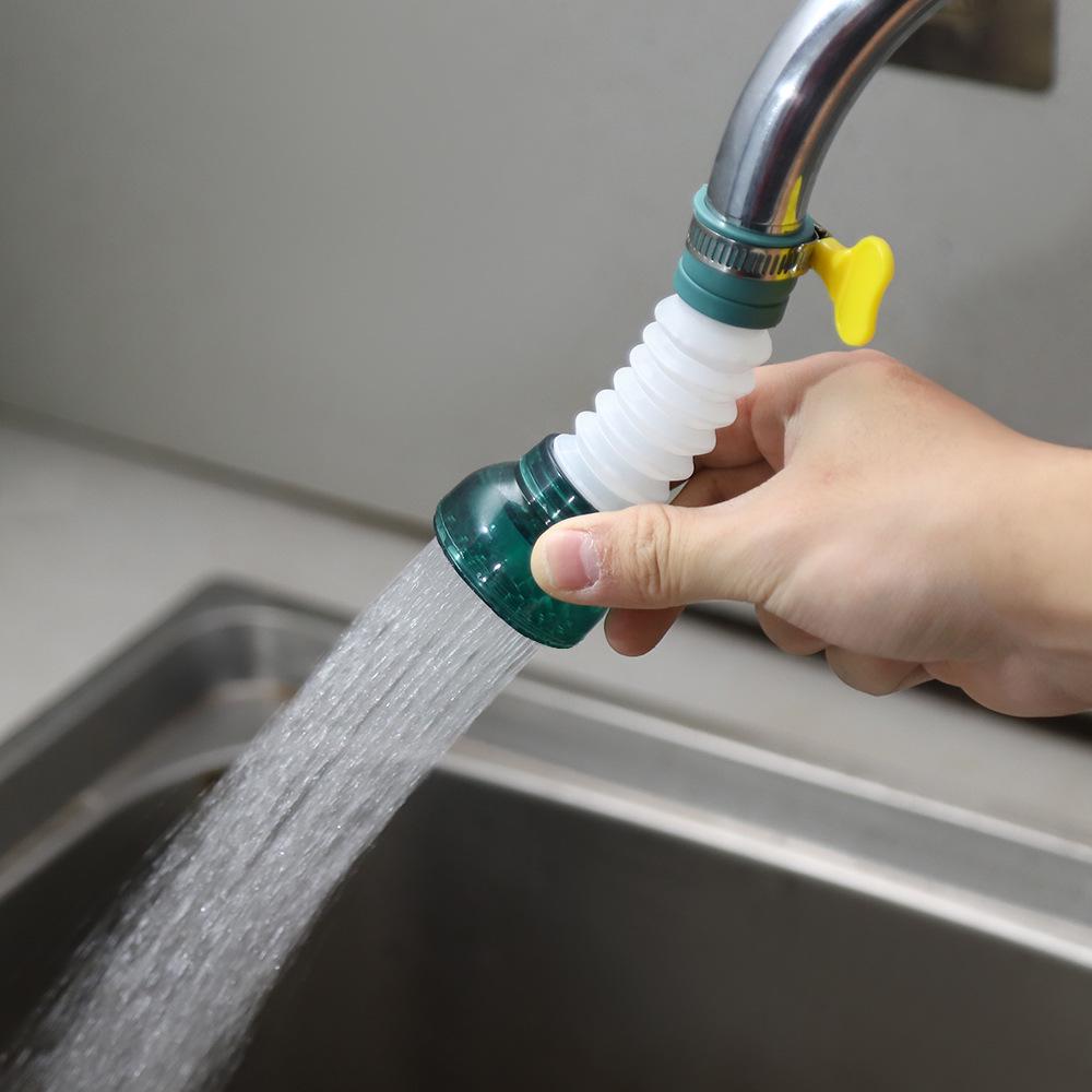 Universal Splash-Proof Faucet Filter & Extension for Kitchen Sink