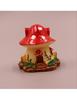 1pc Mushroom House Resin Statue Ornament, Available In Four Colors, Suitable for Moss, Potted Plants, and Tabletop Ornaments