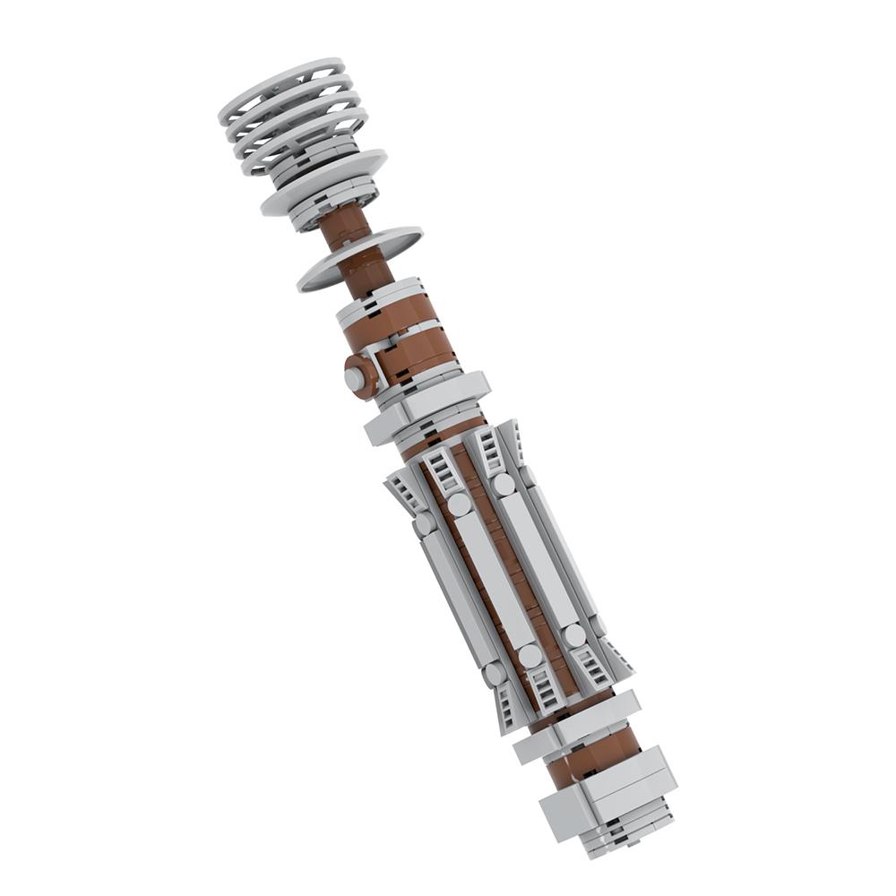 MOOXI Lightsaber MOC Bricks Set Dueling Blaster Laser Movie Space Wars Light Sword Hilt DIY Building Block Weapon Kids Toys Gift