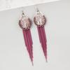 Ethnic Style Handmade Fringed Earrings Bohemian Temperament Personalized Earrings Exaggerated Long Fashion Earrings