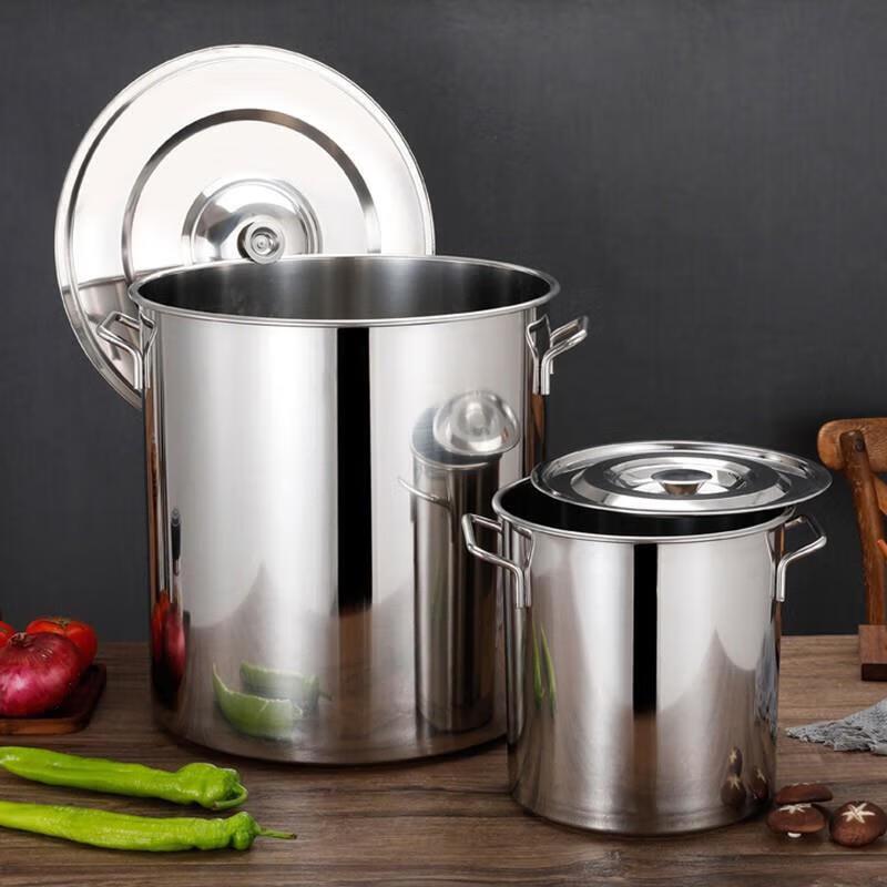 Stainless Steel Thickened Soup and Storage Pot with Lid