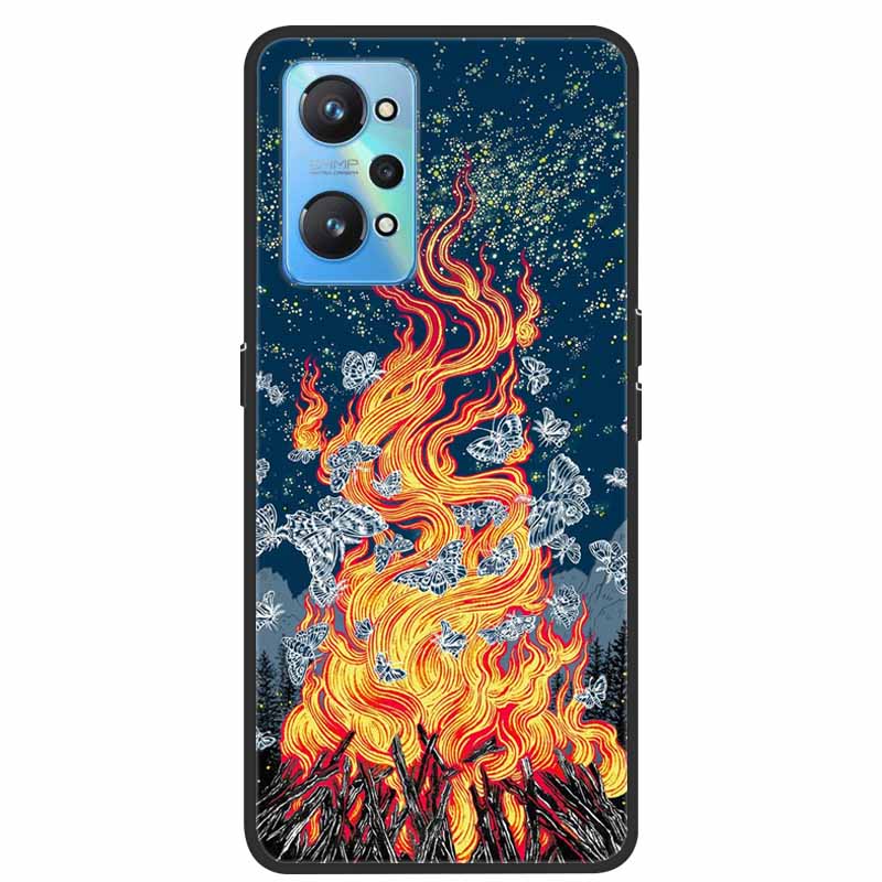 For Realme GT Neo 2 Case Silicone TPU Soft Cover Aesthetic Phone Case for Realme GT Neo2 Funda Realmi RMX3370 Shockproof Shell