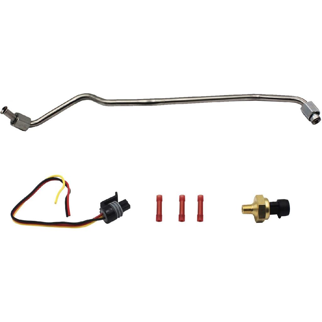 Exhaust Back Pressure EBP Tube Sensor & Wire Replacement For 1999-2003 Ford 7.3L Powerstroke Diesel- Exhaust Back Pressure Sensor Tube