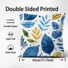 Artistic Leaves Cushion Cover Soft & Easy-Wash Pillow Case – Versatile For Couch, Bed, Travel And Office