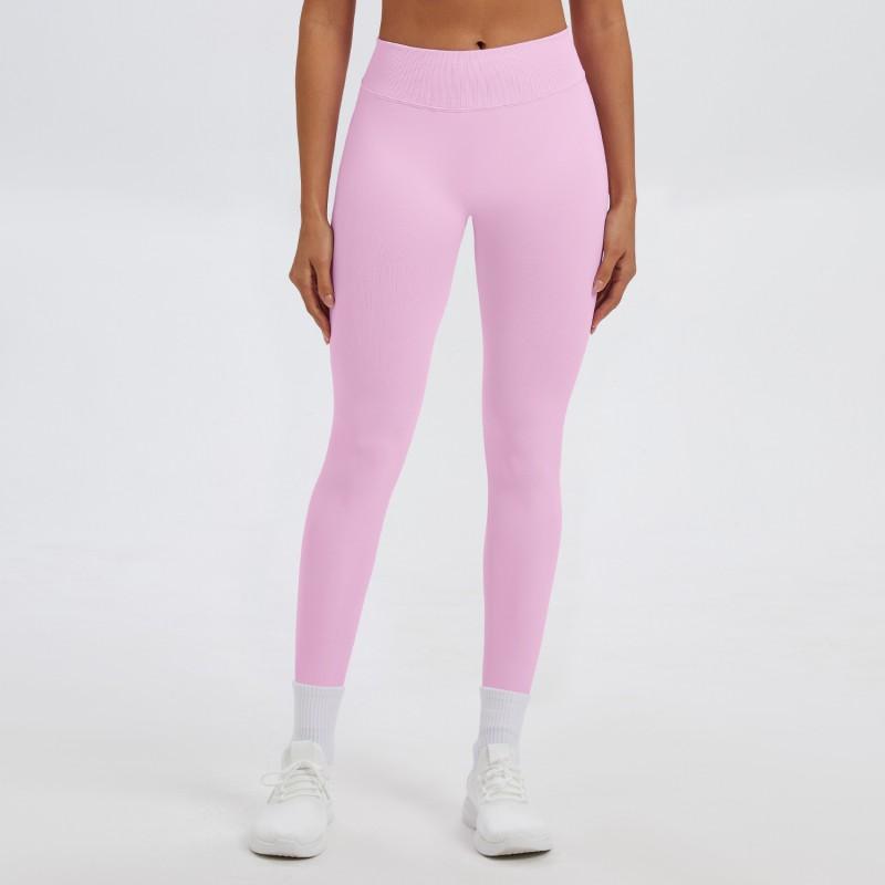 High-Waisted Seamless Yoga Leggings With Butt-Lifting Support Stretchy Workout Pants Women