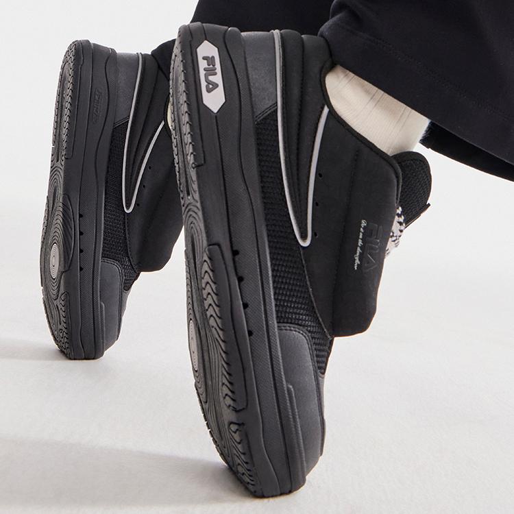 FILA Mix Dance Shoes Low Top Skate Shoes Women sneaker Deep-Black F12W314203FBK