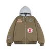 Trendy Pilot Jacket Loose Retro Streetwear Baseball Coat Men Women