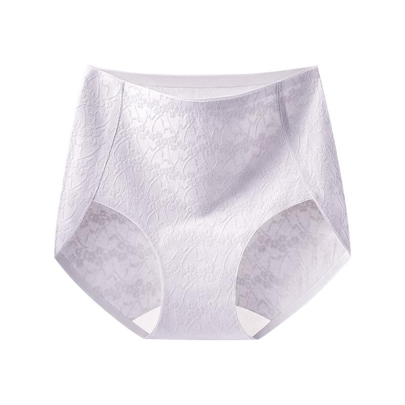 Women's Spring and Autumn New Year Wedding Pure Cotton Red 10A Antibacterial Crotch Non-mark High Waist Underwear