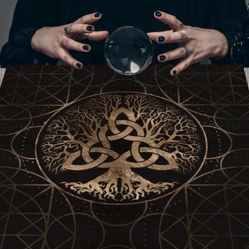 Tarots Table Altar Cloth Board Game Mat Divinations Altar Tablecloth
