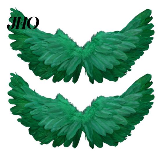 Adjustable Angel Wing Straps 2Pcs Feather Wings for Women Girls Fairy Costume Compact with Elastic Halloween Cosplay Party Stage Performance