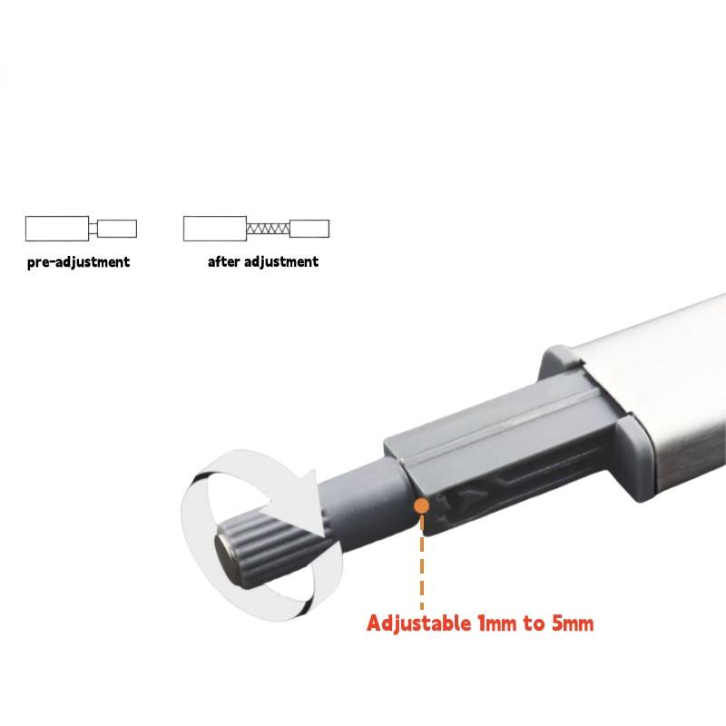 10 Stück Magnetische Druckriegel für Schränke Zum Öffnen drücken Schrankbeschläge Druck-Dämpfer Puffer Schubladen-Druckriegel Türstopper