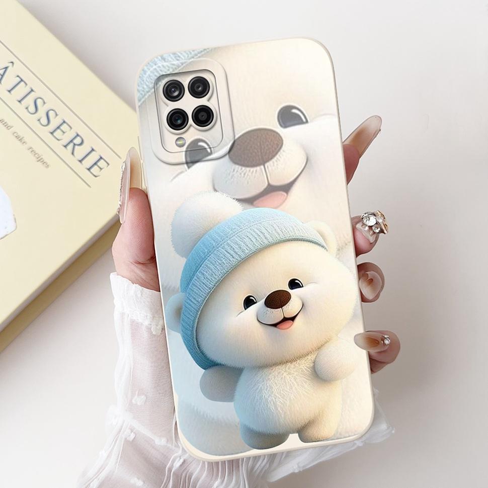 For Samsung Galaxy A12 Case Cute Cats Butterfly Soft Silicone Phone Cases For Samsung A12 A 12 GalaxyA12 ShockProof Back Cover