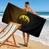 Asciugamano da Spiaggia con Stampa Borussia Dortmund, Asciugamano Grande Morbido ad Asciugatura Rapida per Spiaggia Campeggio Nuoto