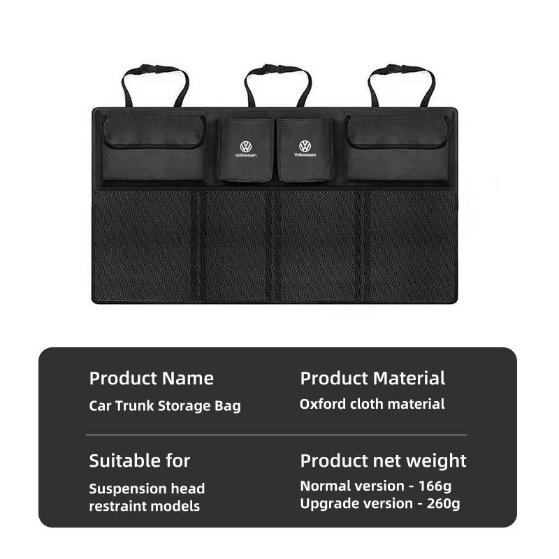 Car Seatback Organizer Large Capacity Trunk Tools Storage NM21 Bag For VW Golf Jetta Passat mk4 mk5 mk6 CC Golf 5 7 Tiguan Scirocco S