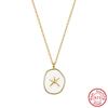 Effie Queen Neue 925 Sterling Silber Vintage Anhänger Halskette Damen Zierlich Minimalistisch Schmuck Anhänger Choker Kette Geschenk SAPN60