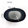 Oval Diving Mask Spearfishing Mask Classic Retro-Style Panoramic Wide View Goggles Tempered Glass Lens For Adults