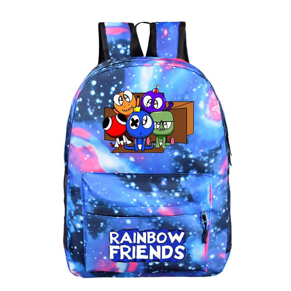 Roblox Rainbow Friends Large Capacity Student Backpack Bag Book