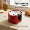 Sauce Bowls Ceramic Serving Side Dish Sauce Dish Bowl for Butter Cream Yogurt Snacks Chips Nut Seasoning Dressing Sushi
