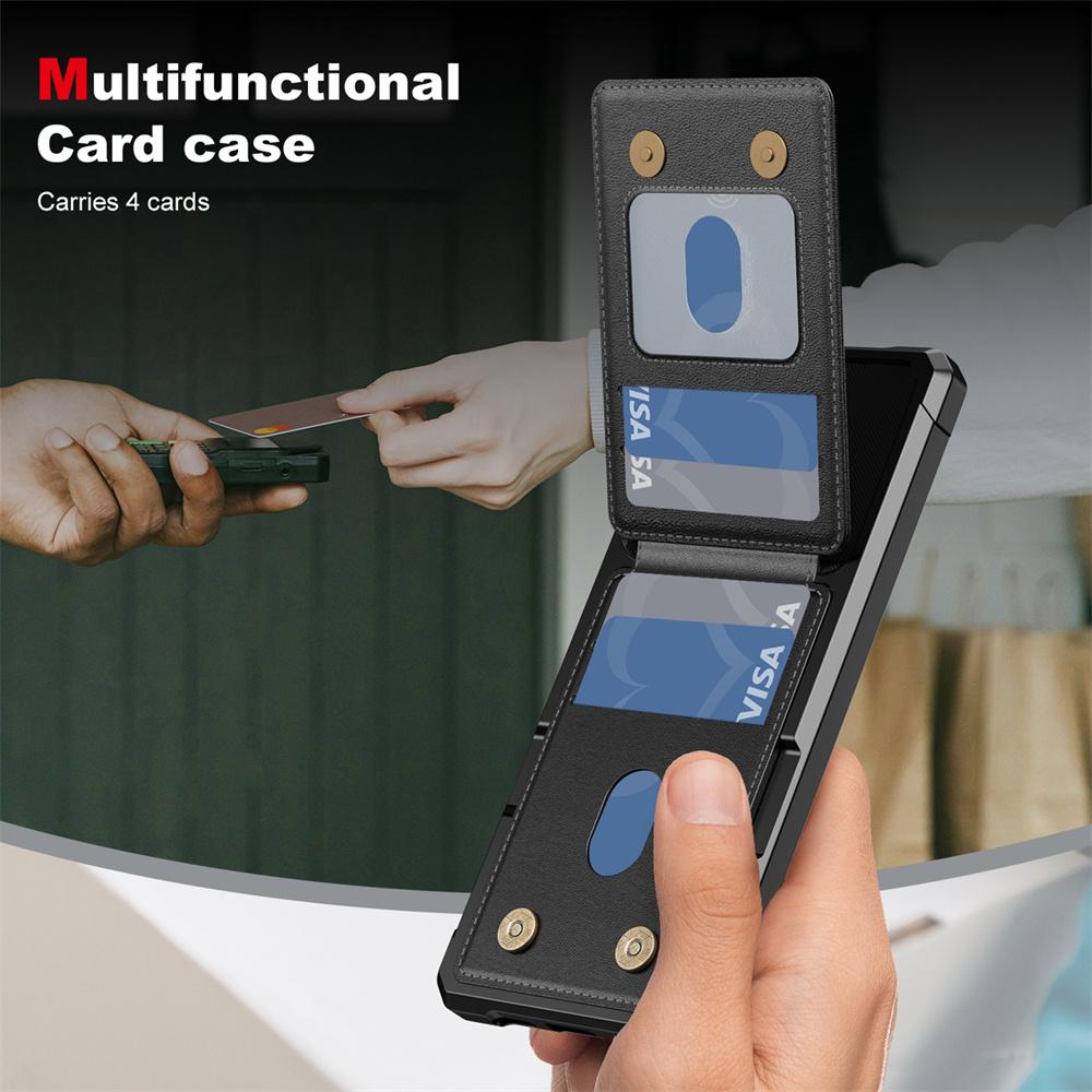 Wallet Case Card Holder Slot Leather Phone Case for Samsung S25 Edge S24 FE S23 Ultra S22 Plus A56 A36 A26 A16 A55 A35 A25 A15