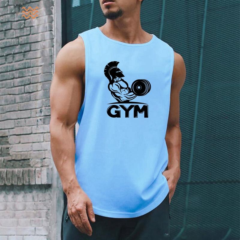 Mrtvý tah Tělocvična Lidská kostra Léto Rychleschnoucí Sportovní Tílko Muži Kulturistika Vesta Síťovina Fitness Košile Bez rukávů Svalové Oblečení