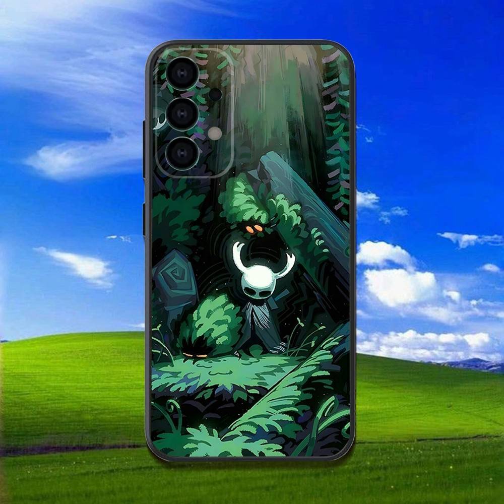 H-Hollow K-Knight Silksong Phone Case For Samsung Galaxy A13,A21s,A22,A31,A32,A52,A53,A71,A80,Soft Black Shell